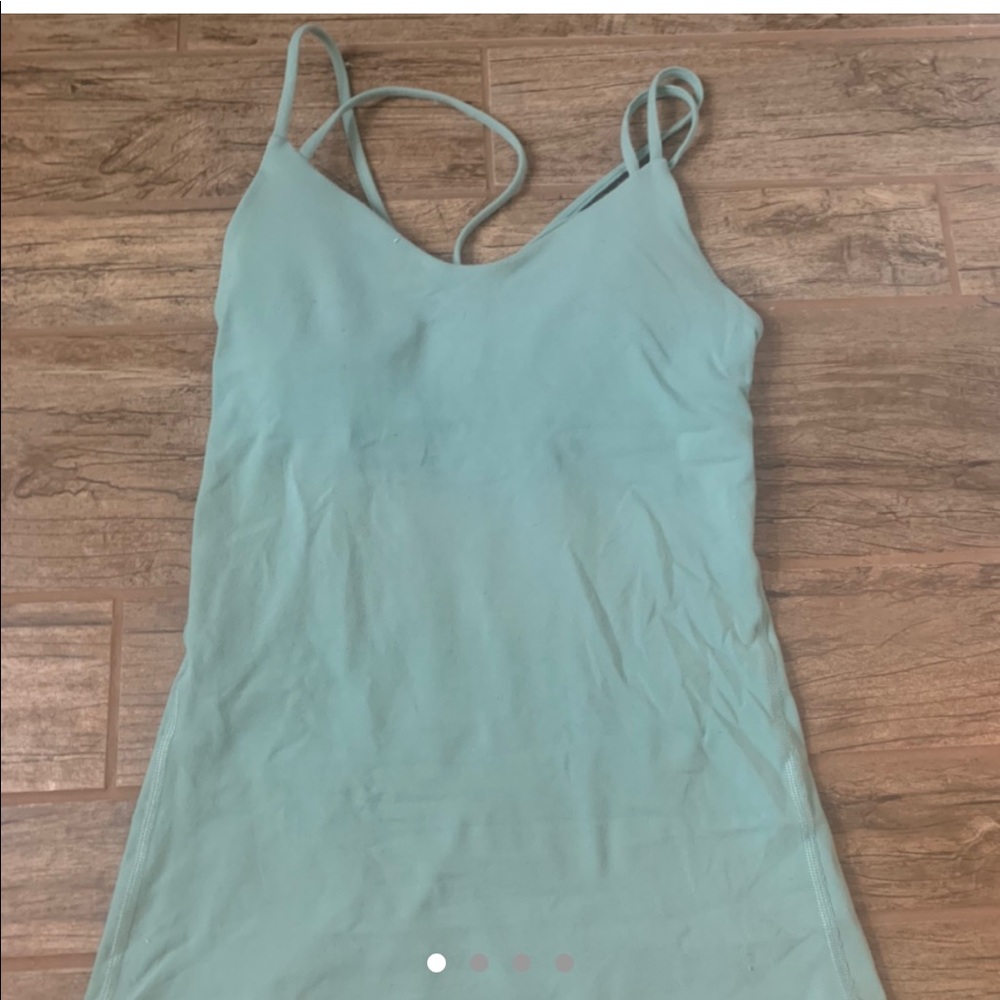 Lululemon teal blue tank top (free to be zen ?)